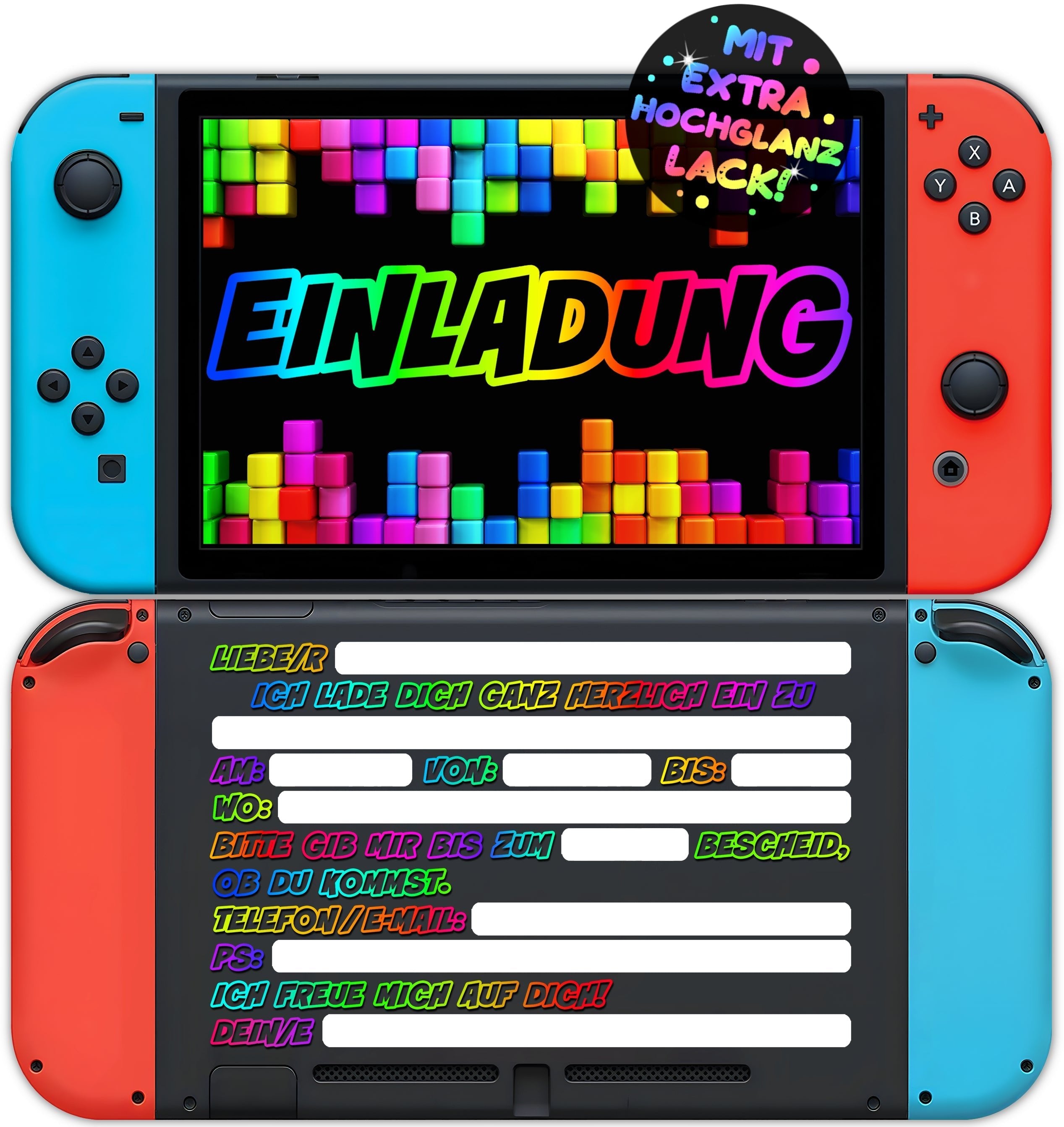 Gaming Einladungskarten - Vulava® | Einladungskarten