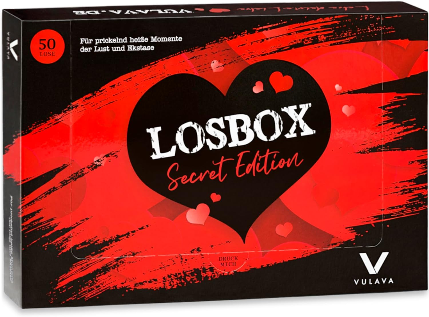 Sex Spiel - Ideen & Erotische Augaben - Erotische Losbox für Paare | Vulava®