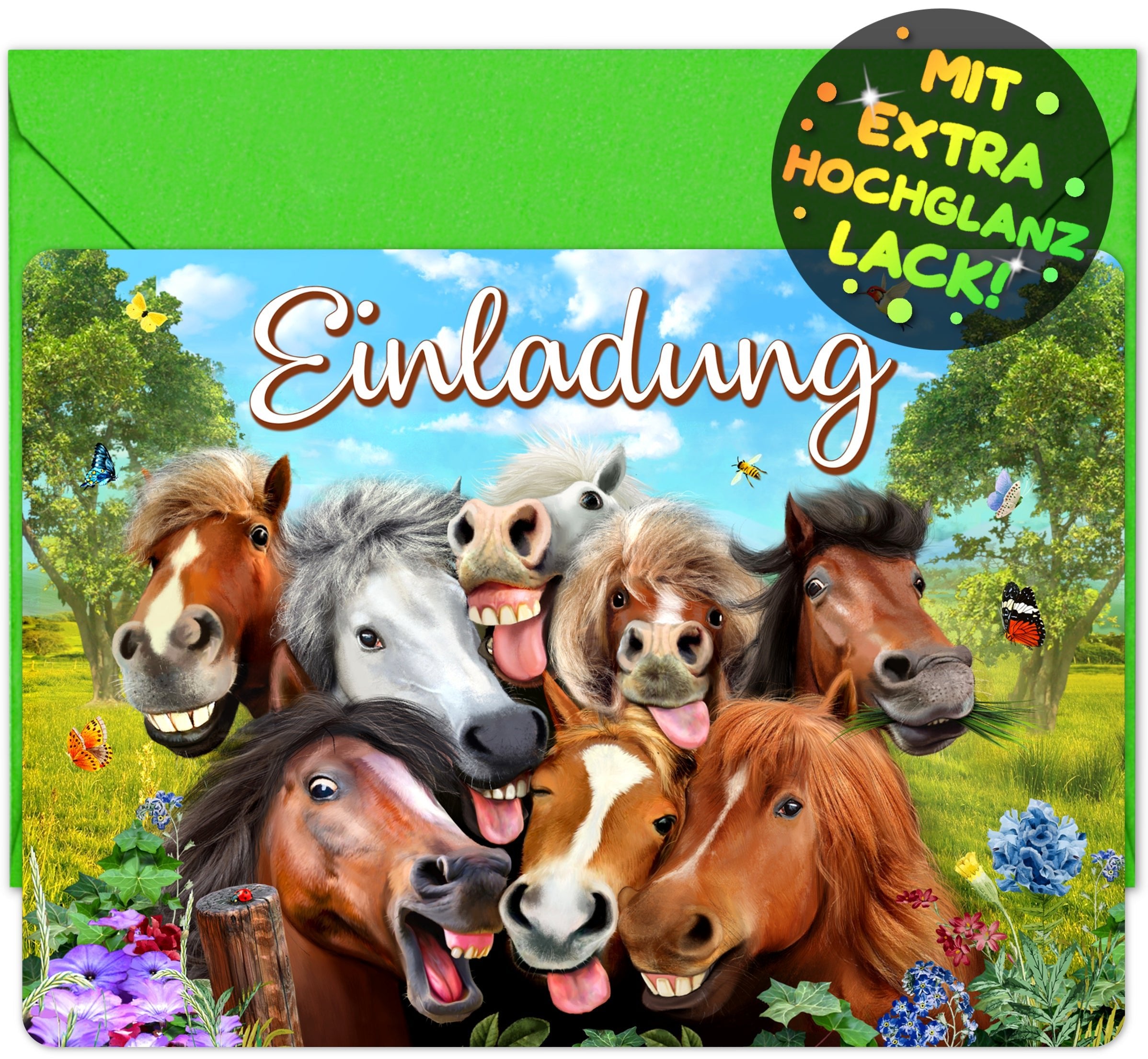 Pferde Einladungskarten | Vulava®