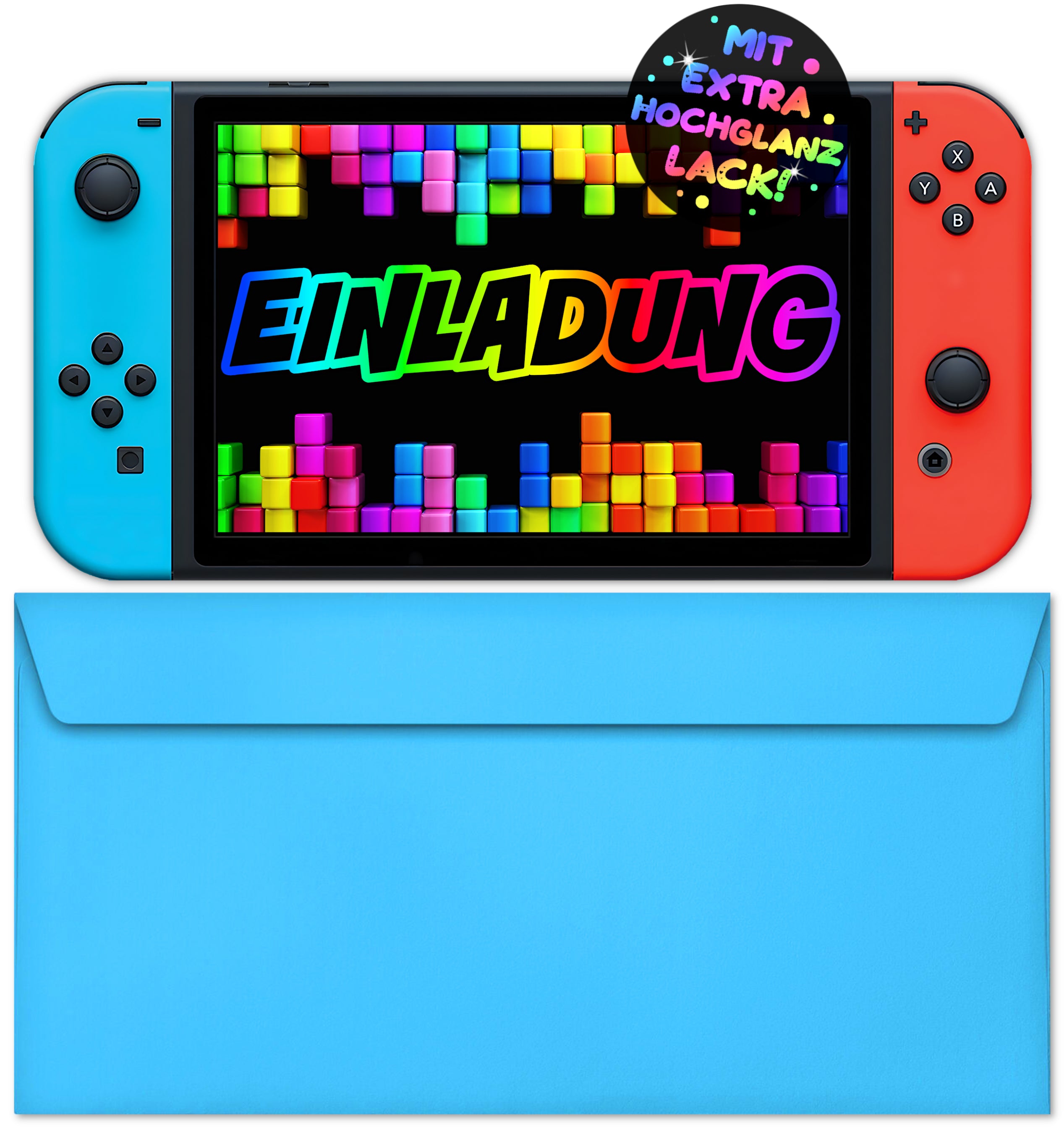 Nintendo Switch Einladungskarten | Vulava®