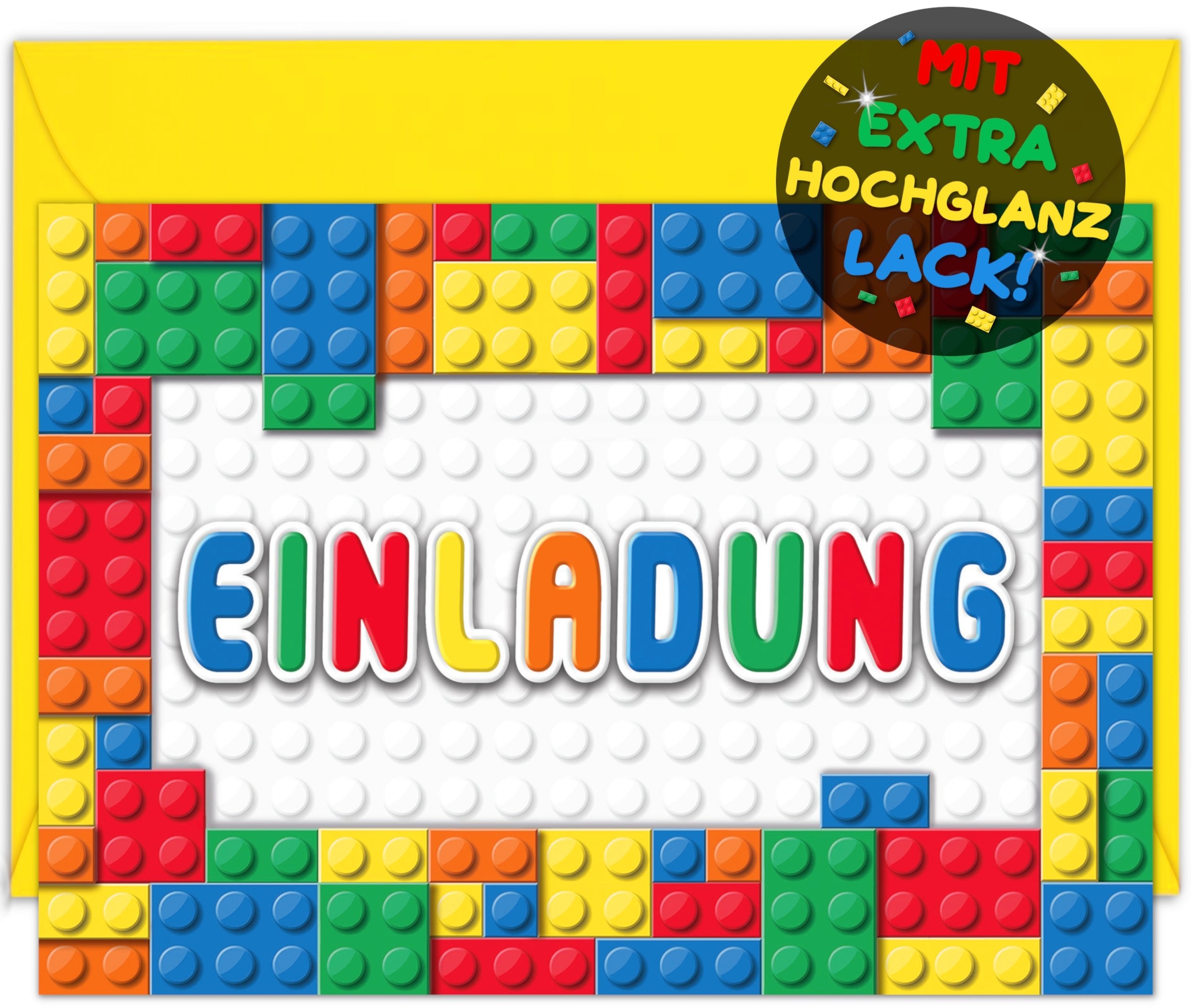 Lego Einladungskarten | Vulava®
