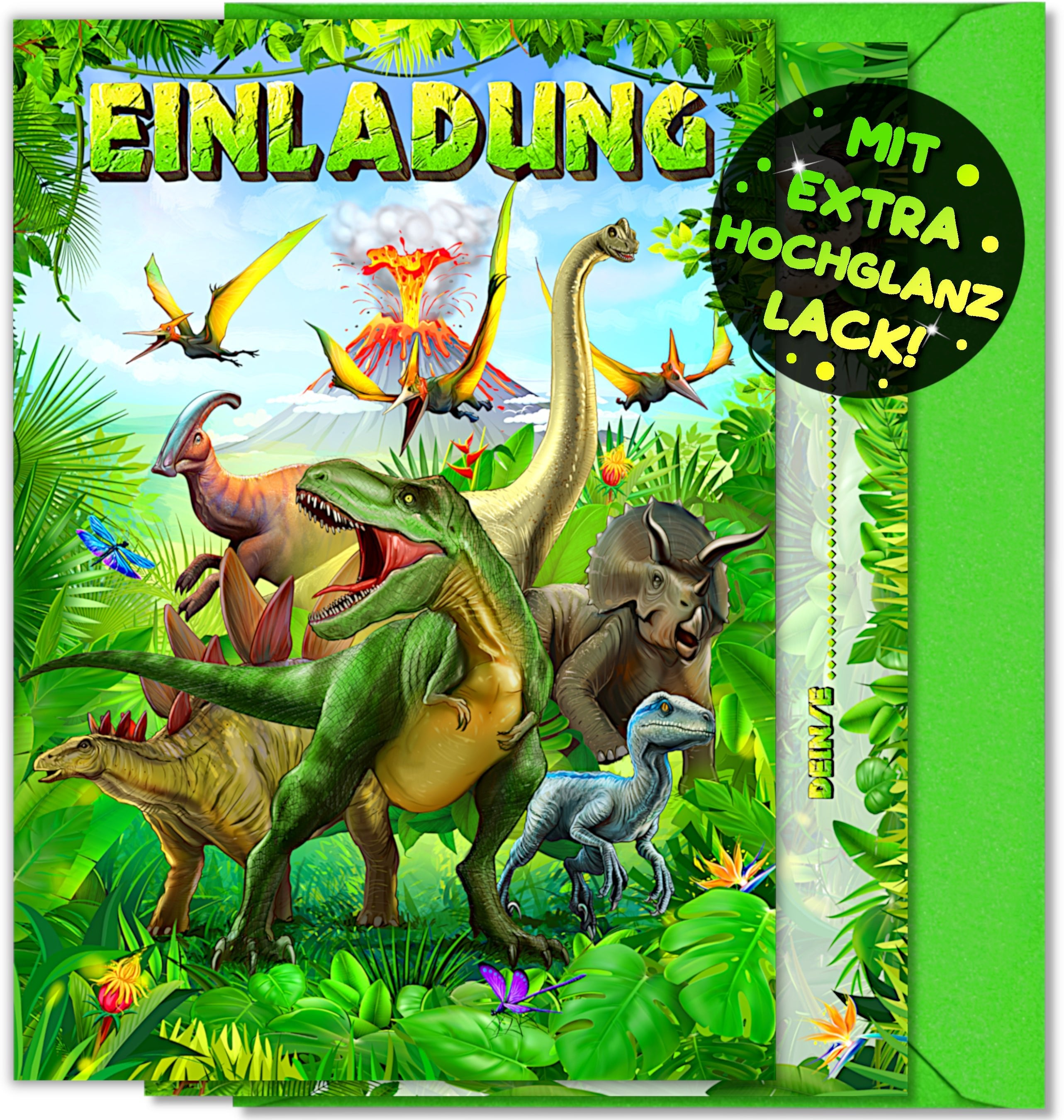 Dino Einladungskarten | Vulava®
