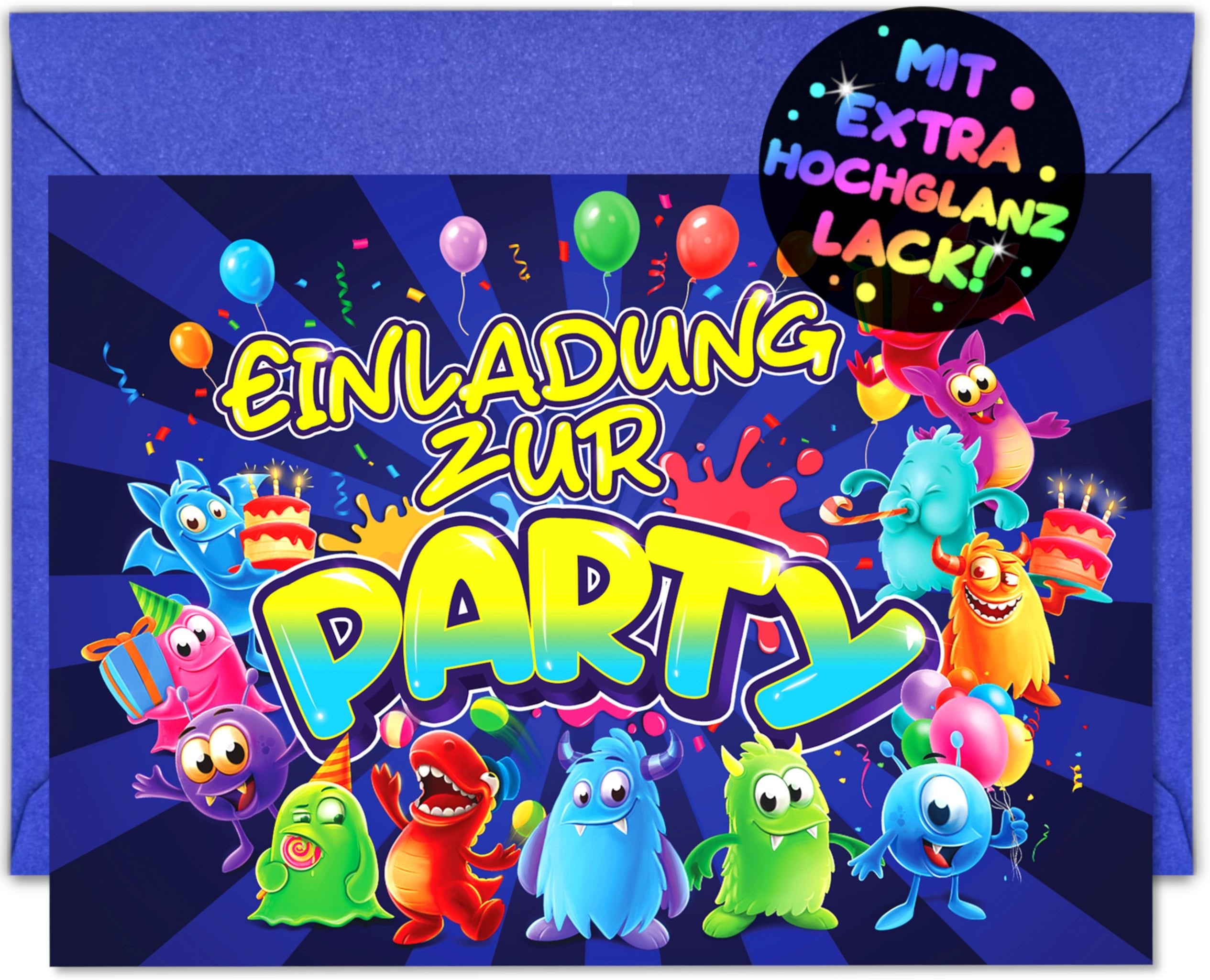 Monster Einladungskarten | Vulava®