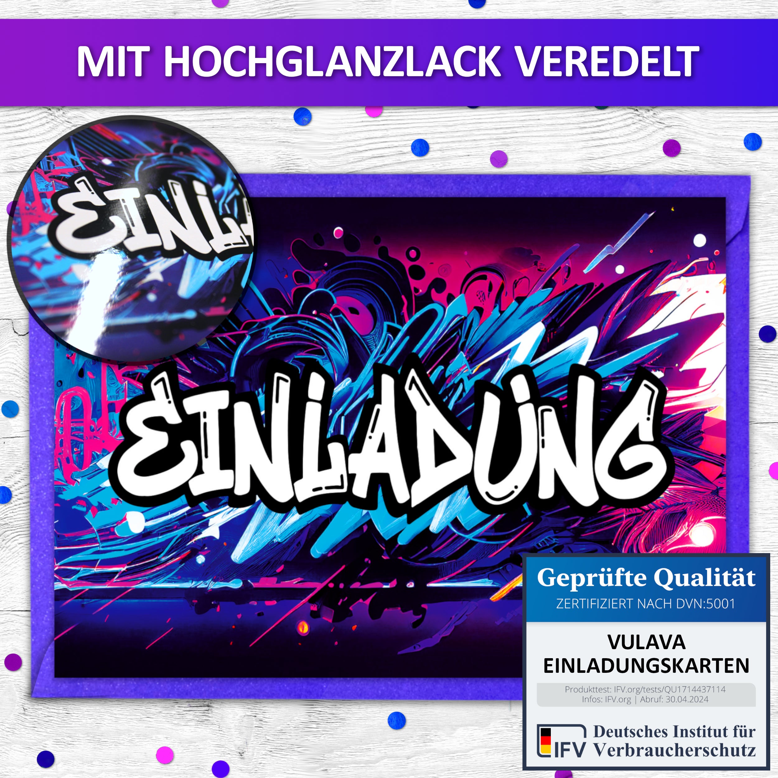 Einladung Graffiti Party | Vulava®