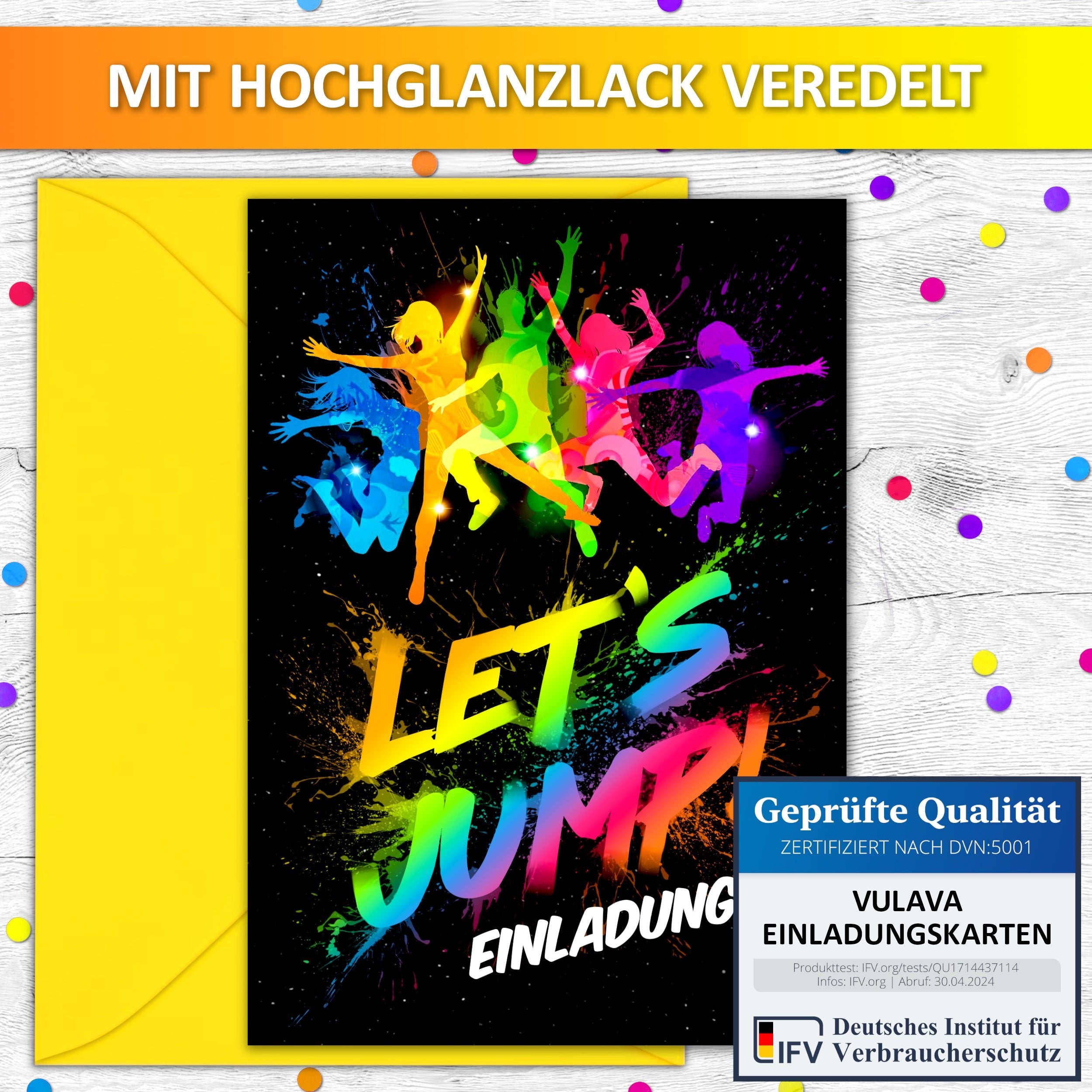 Jump House Einladungskarten | Vulava®