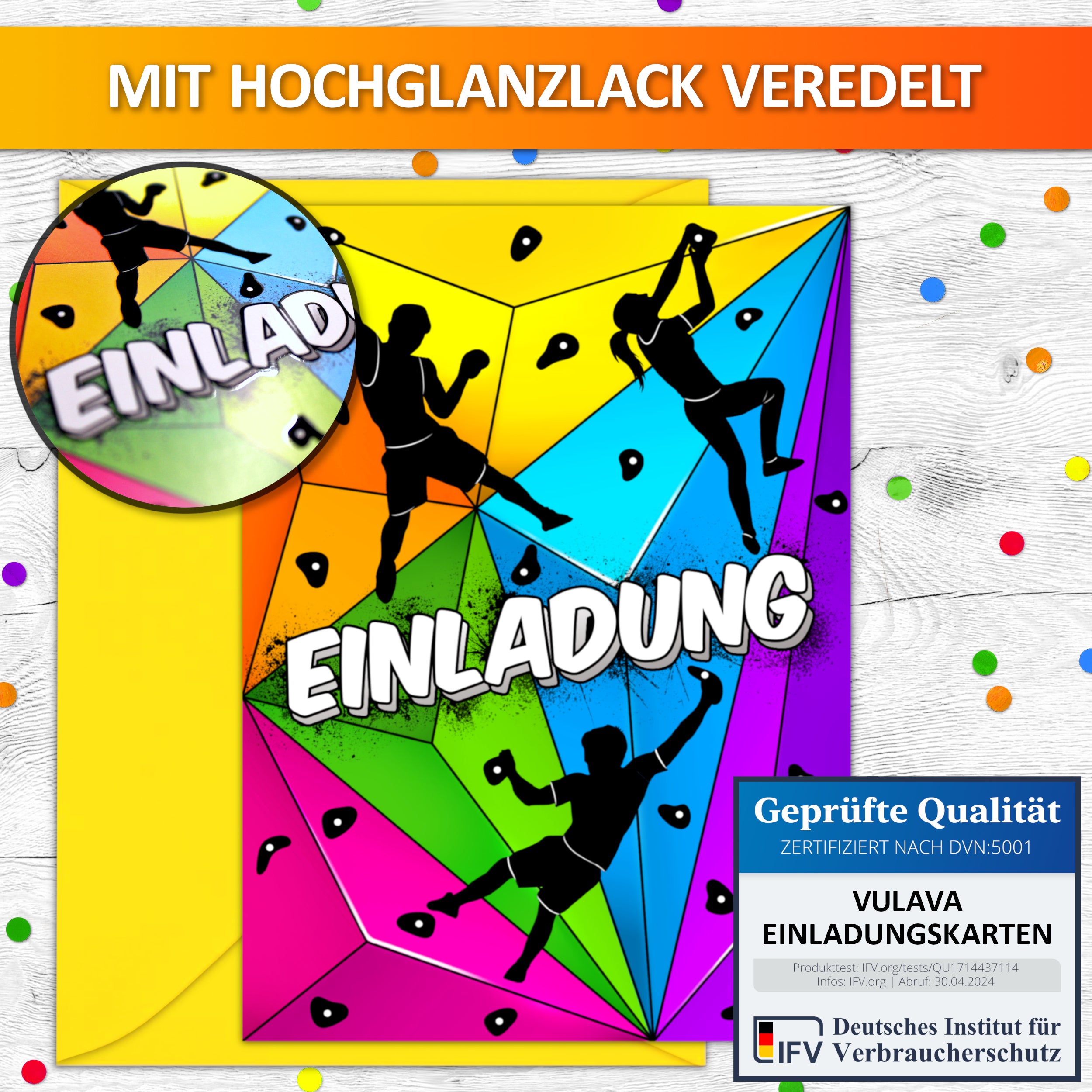 Einladung Zum Klettergeburtstag | Vulava®