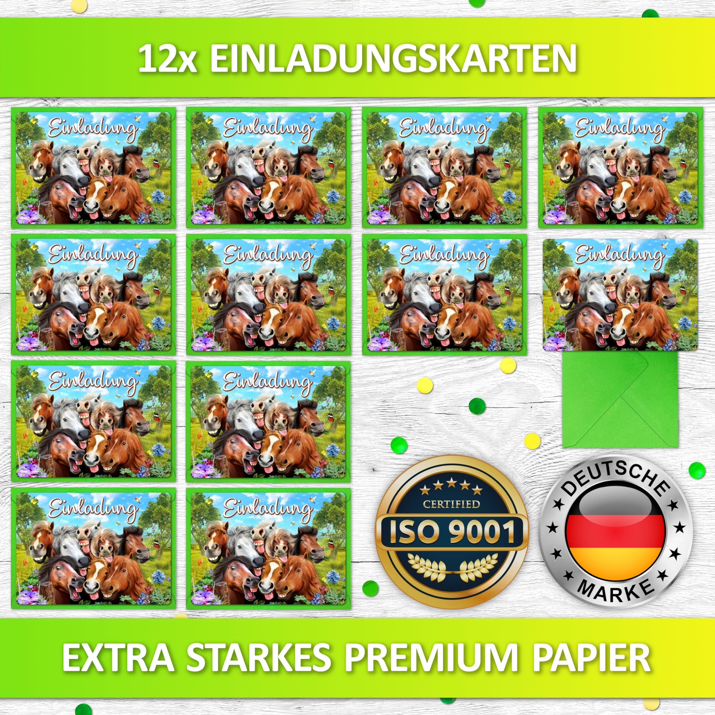 Pferde Einladungskarten | Vulava®