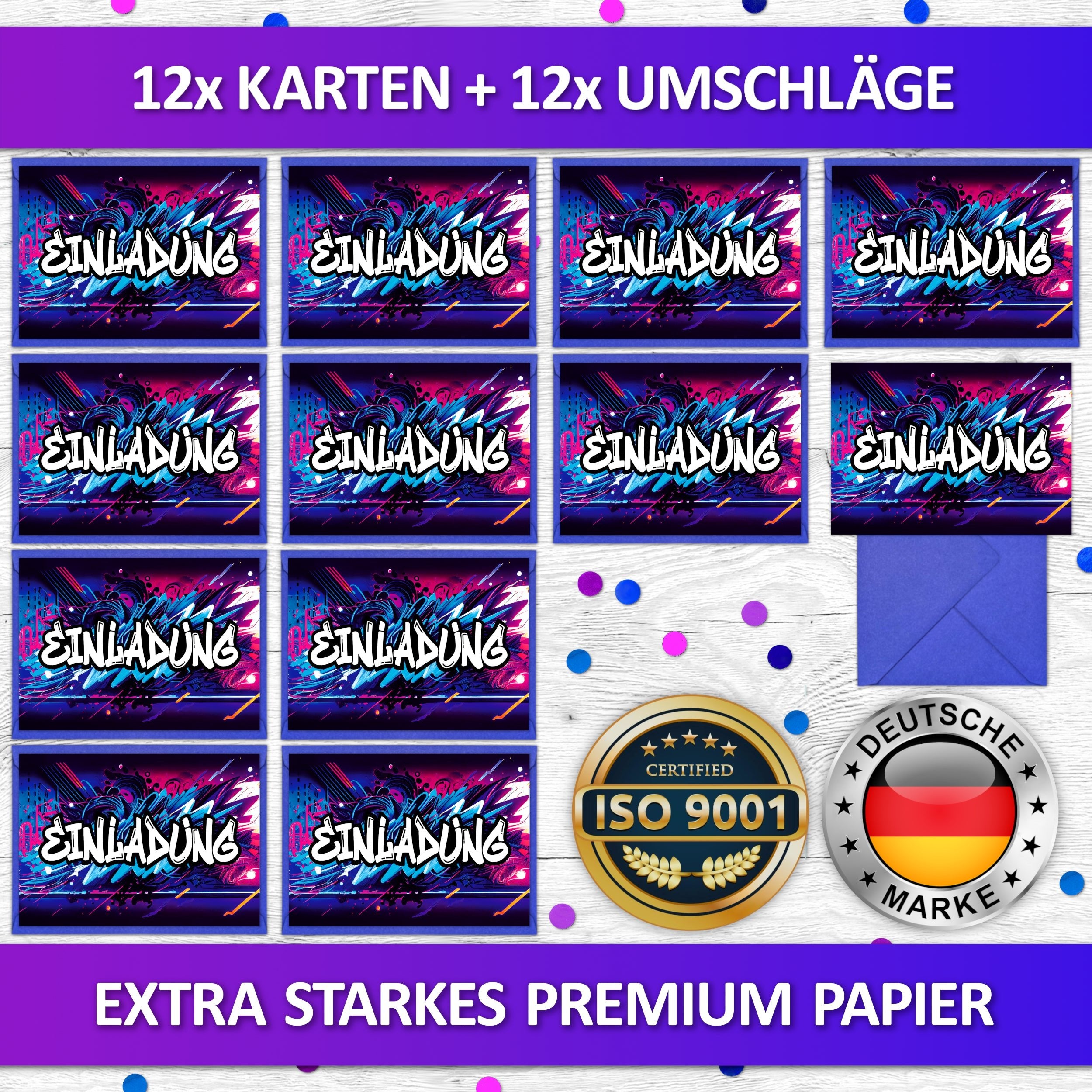 Einladung Graffiti Party | Vulava®