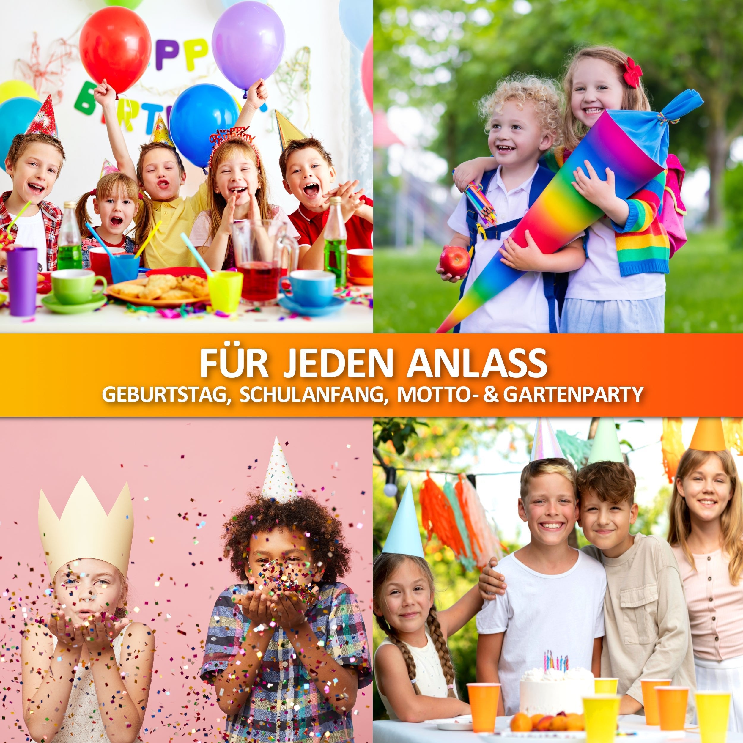 Einladung Regenbogen Kindergeburtstag | Vulava®