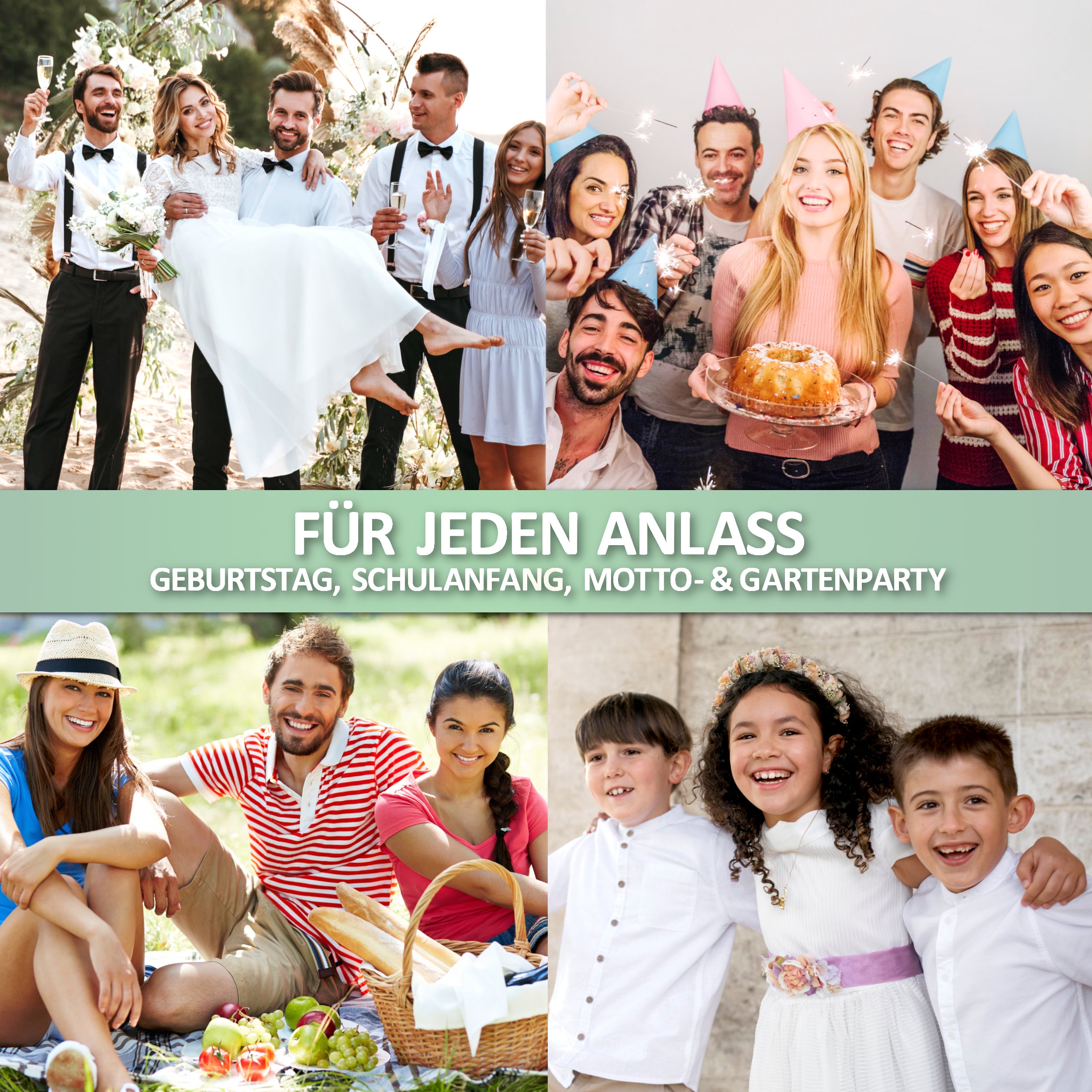 12x EINLADUNGSKARTEN + 12x Umschläge - Hochzeit