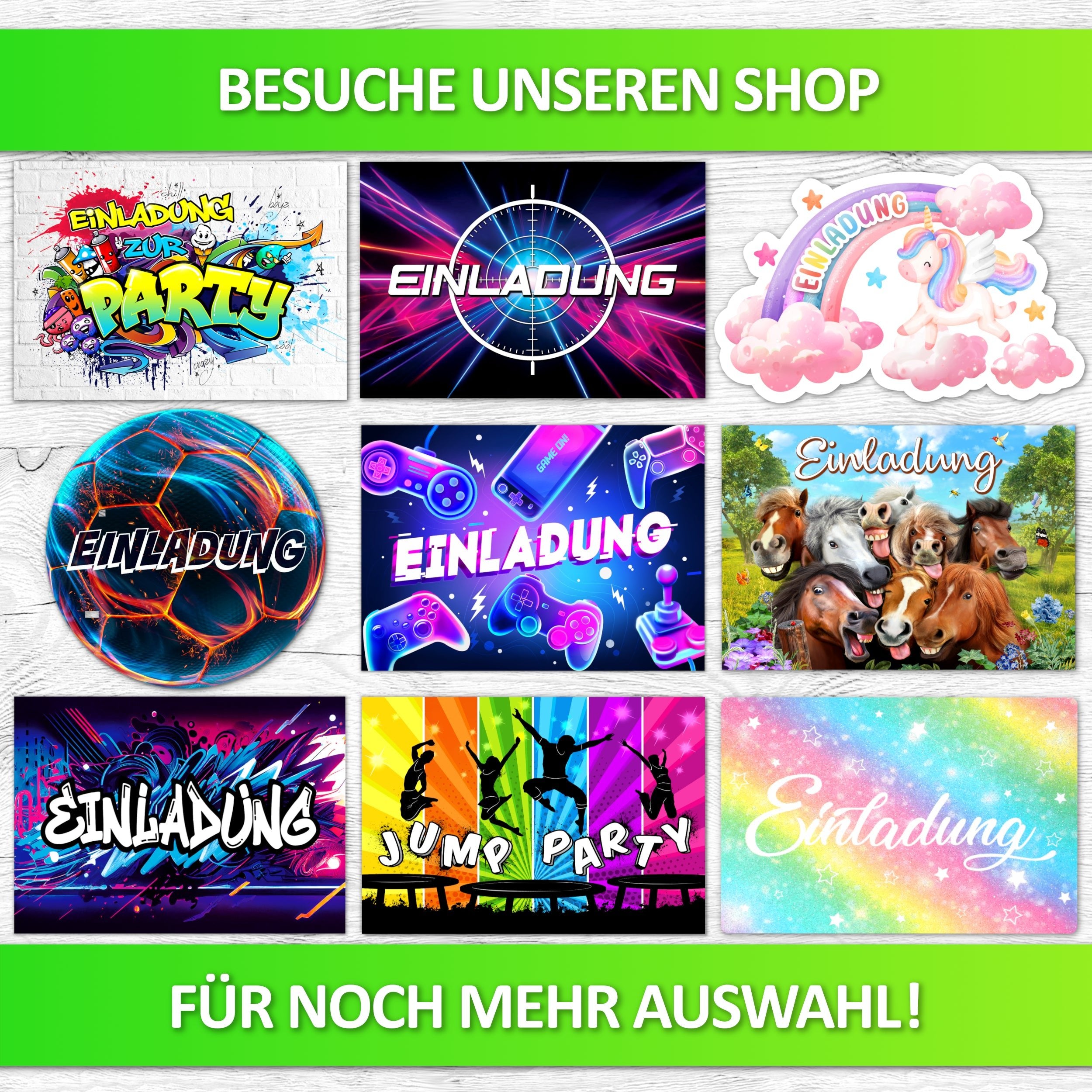 Einladung Graffiti Kindergeburtstag | Vulava®