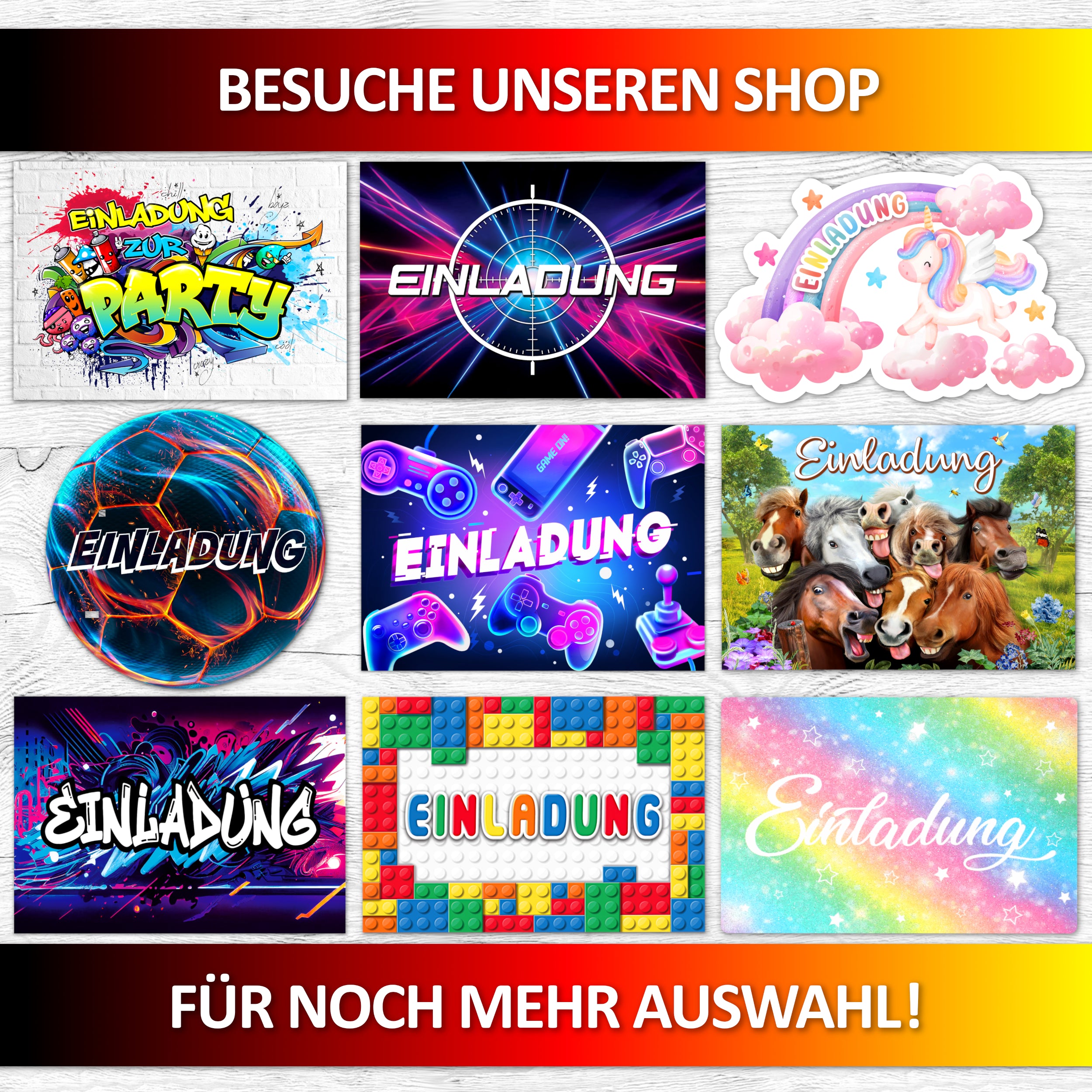 Fußball Ticket Einladungskarten