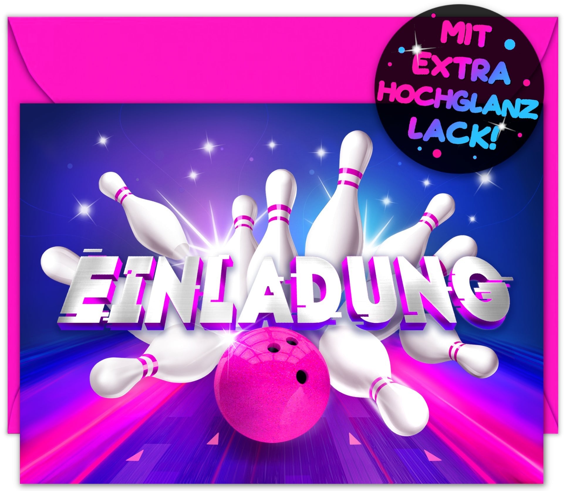 Bowling Einladungskarten | Vulava®