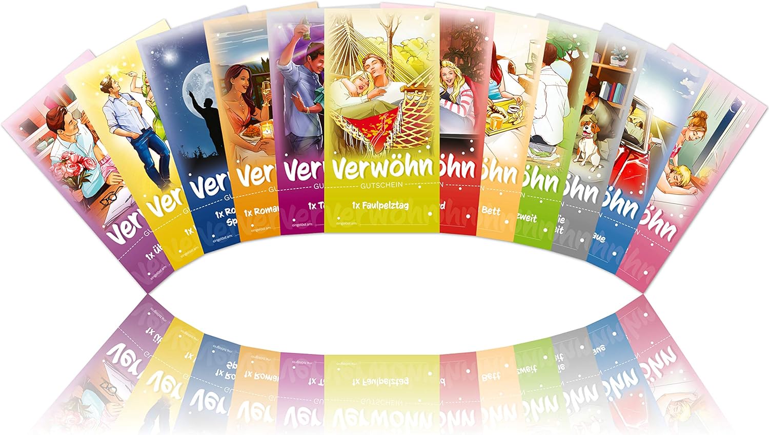 Verwöhngutscheine + Gratis Online-Handbuch mit 100 Verwöhnideen