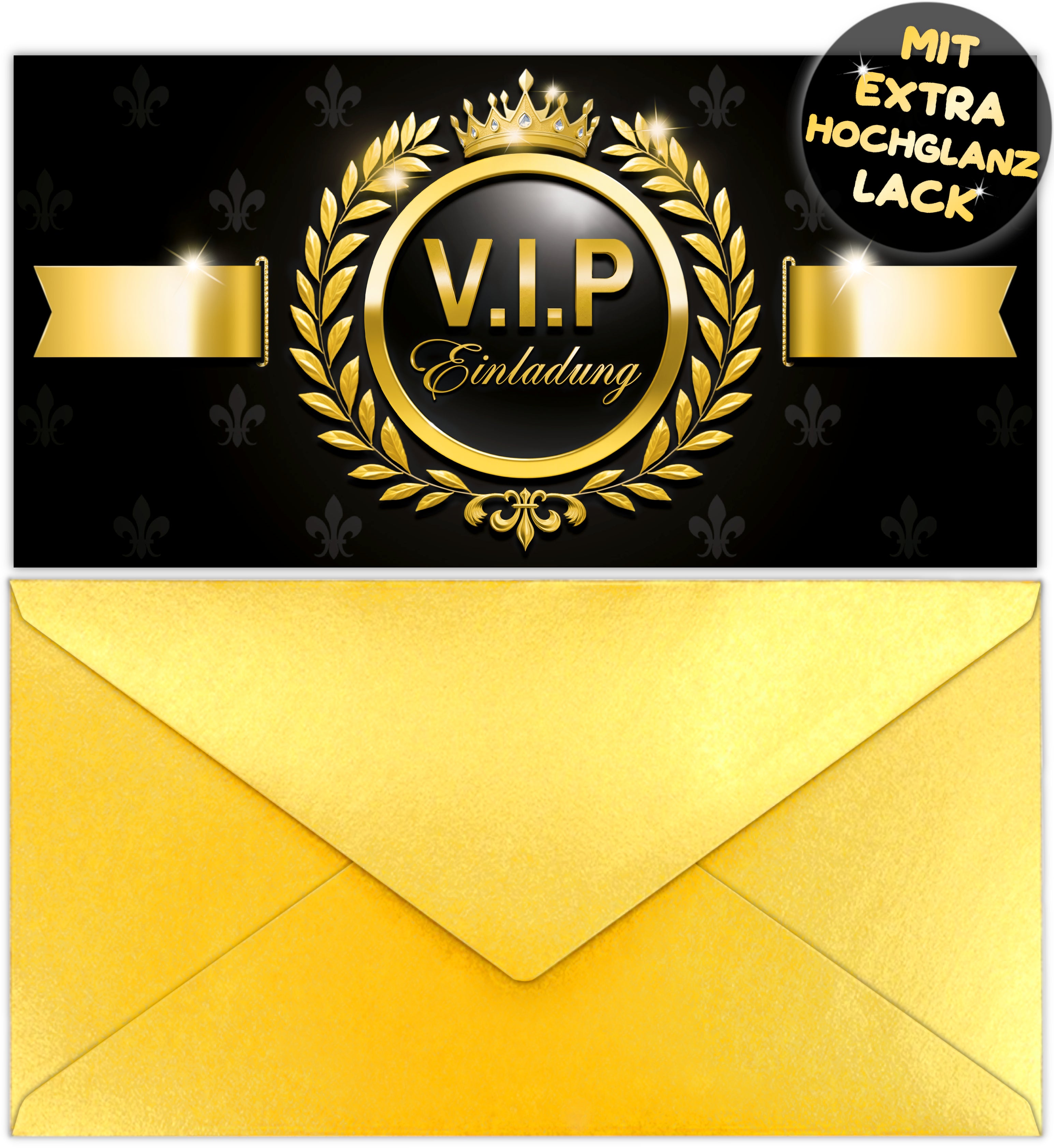 12x VIP EINLADUNGSKARTEN