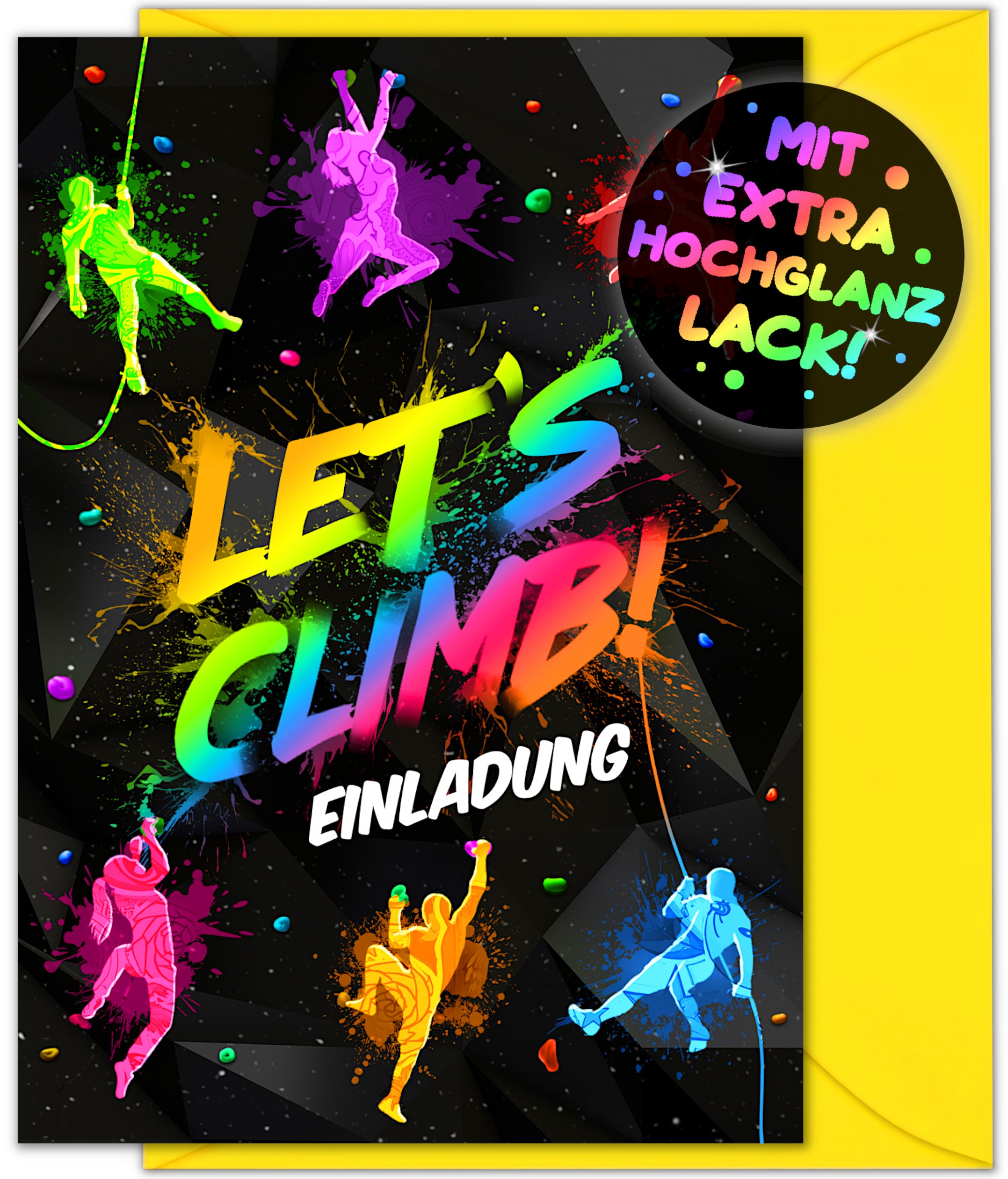 Klettern Einladungskarten