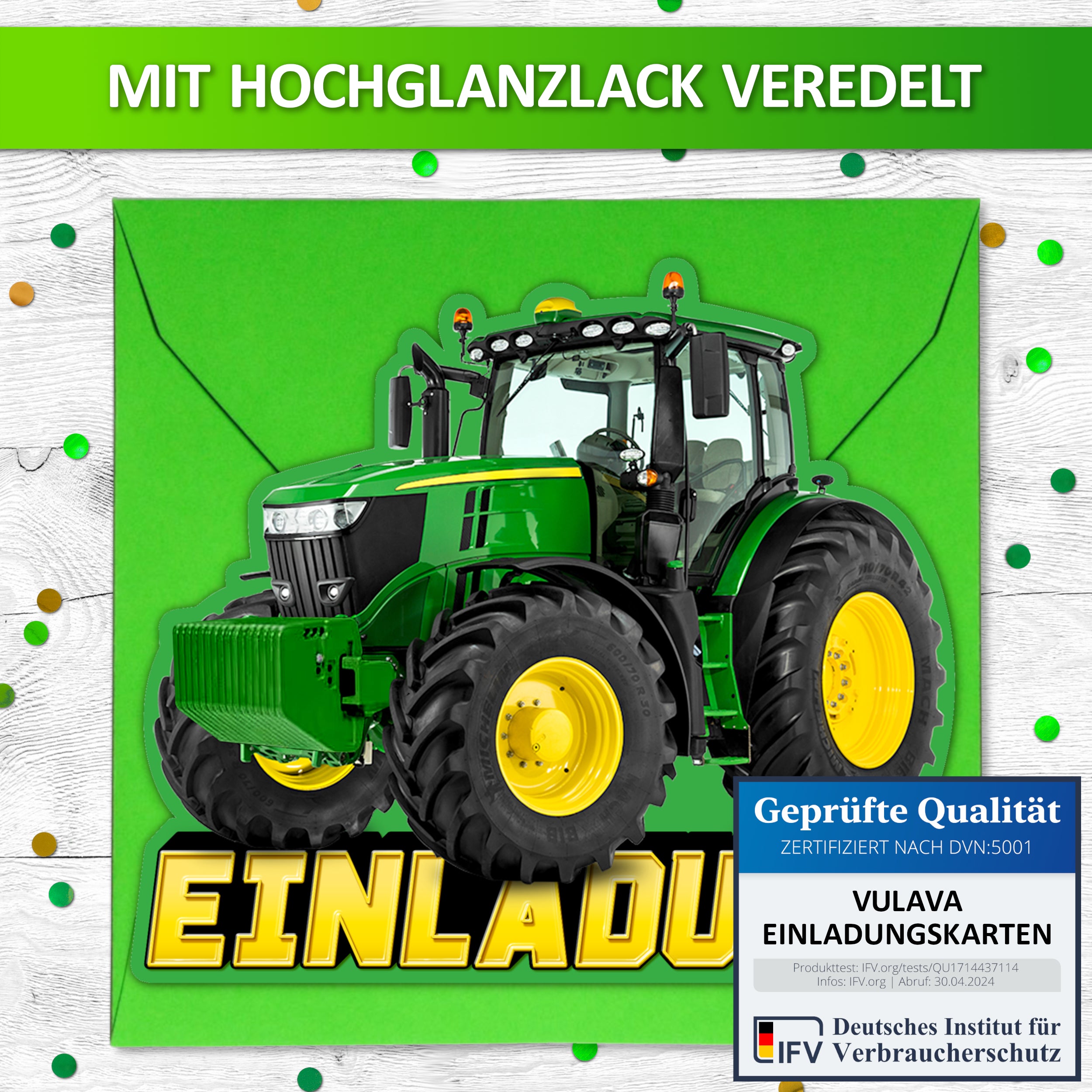 Traktor Einladung | Vulava®