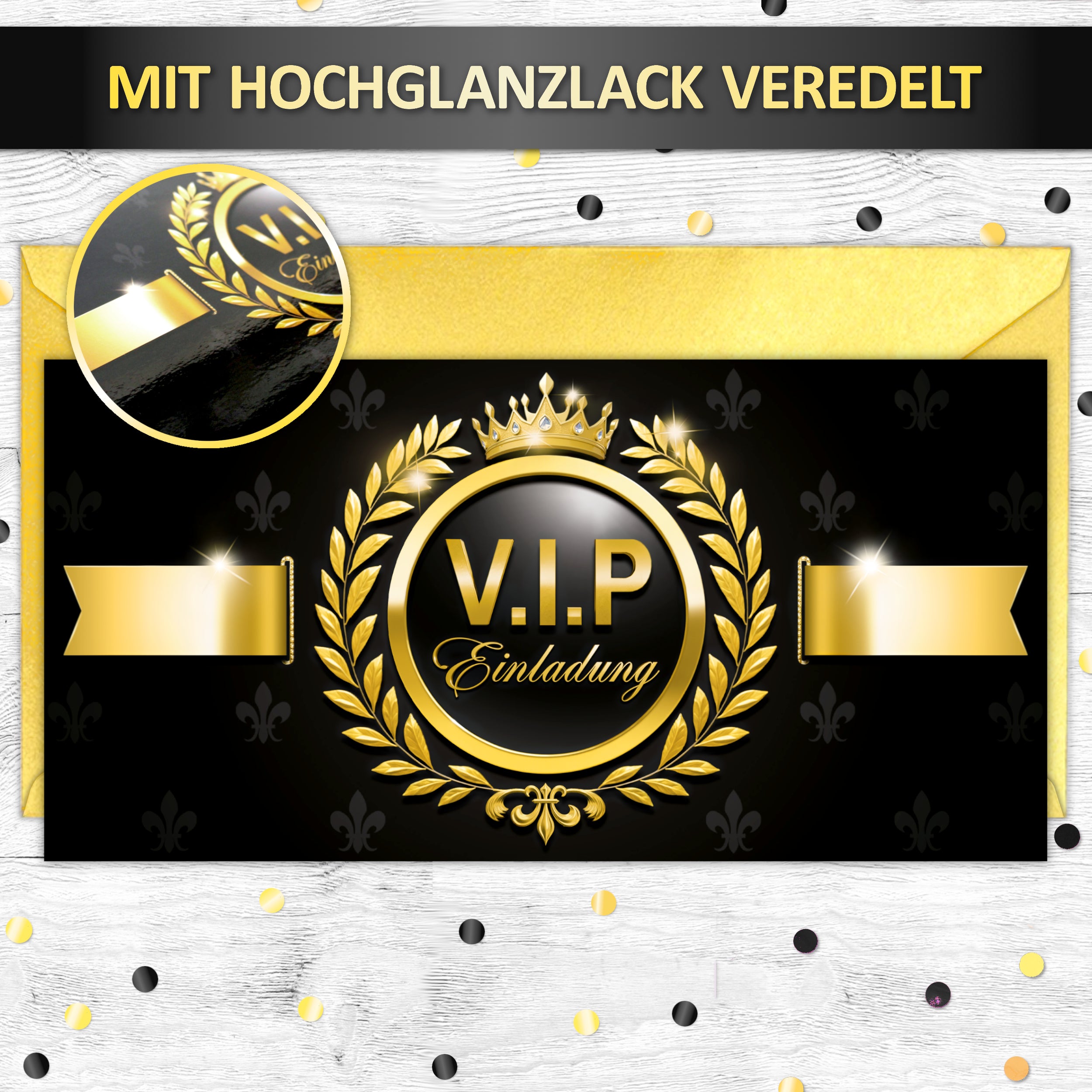 12x VIP EINLADUNGSKARTEN