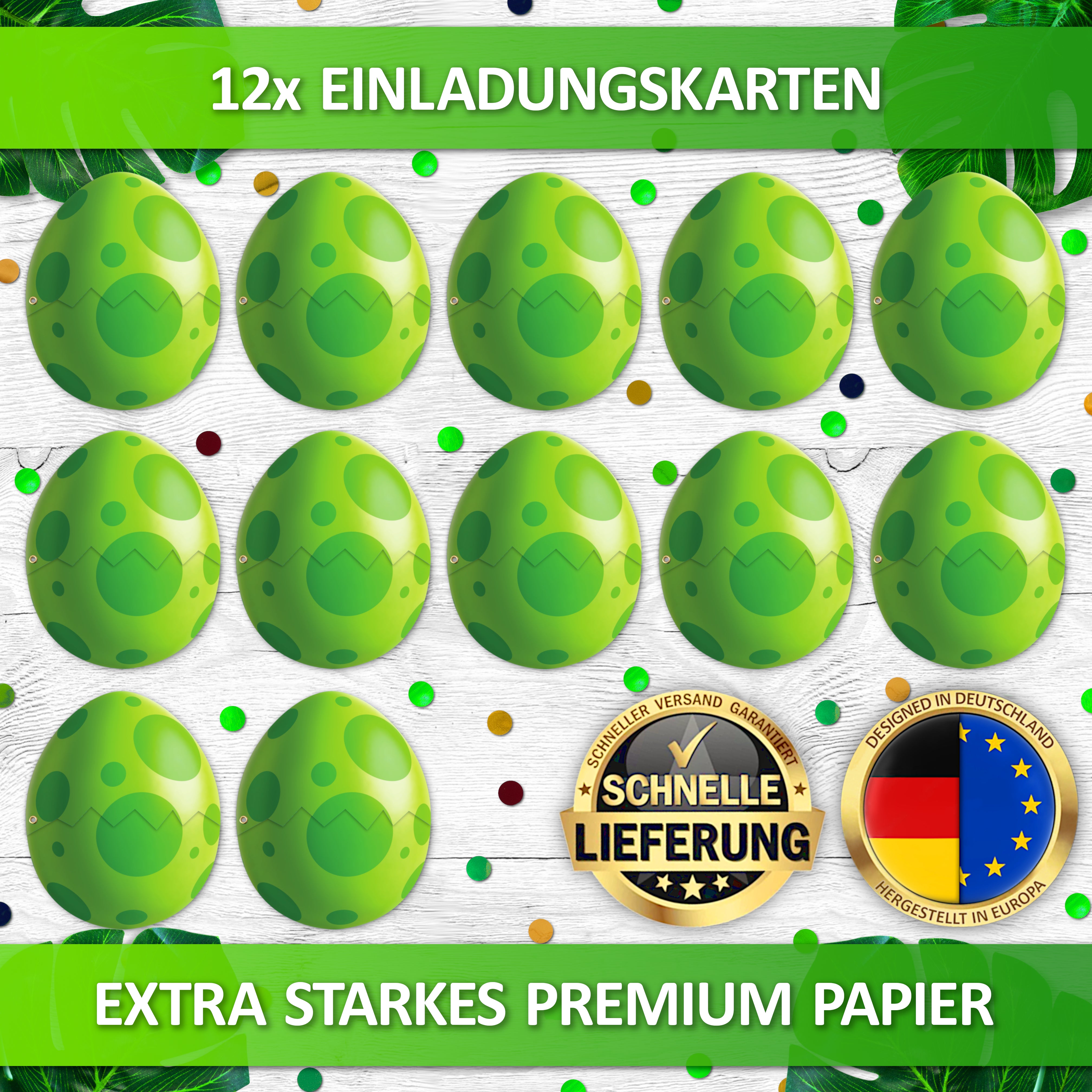 Dinosaurier EINLADUNGSKARTEN