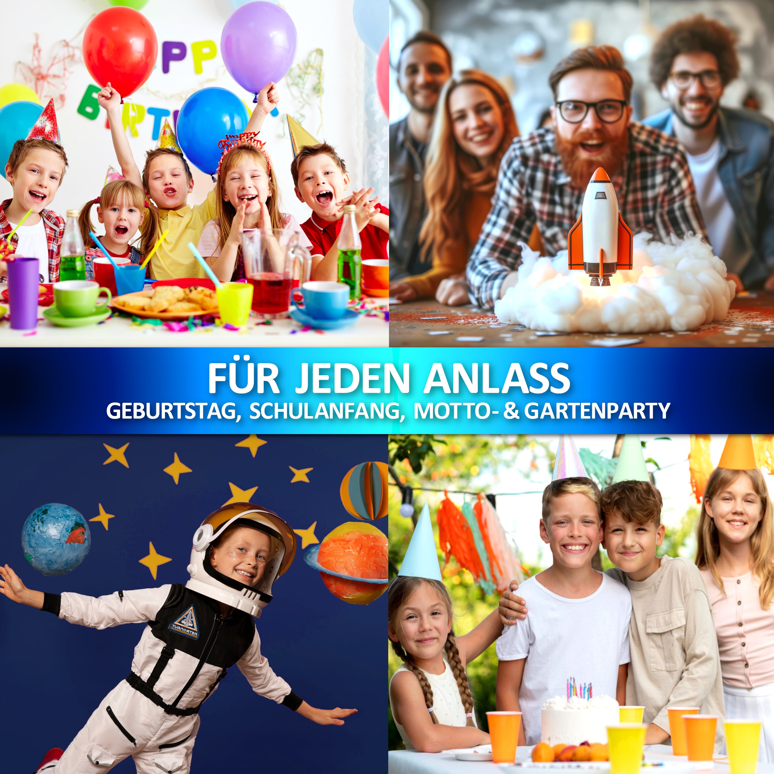Rakete EINLADUNGSKARTEN