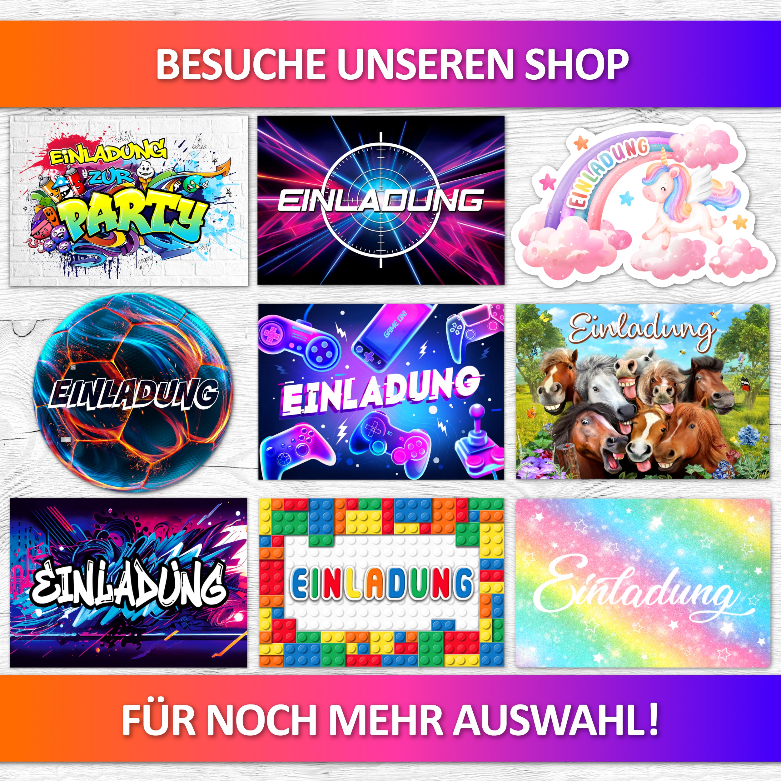Bowling Einladungskarten