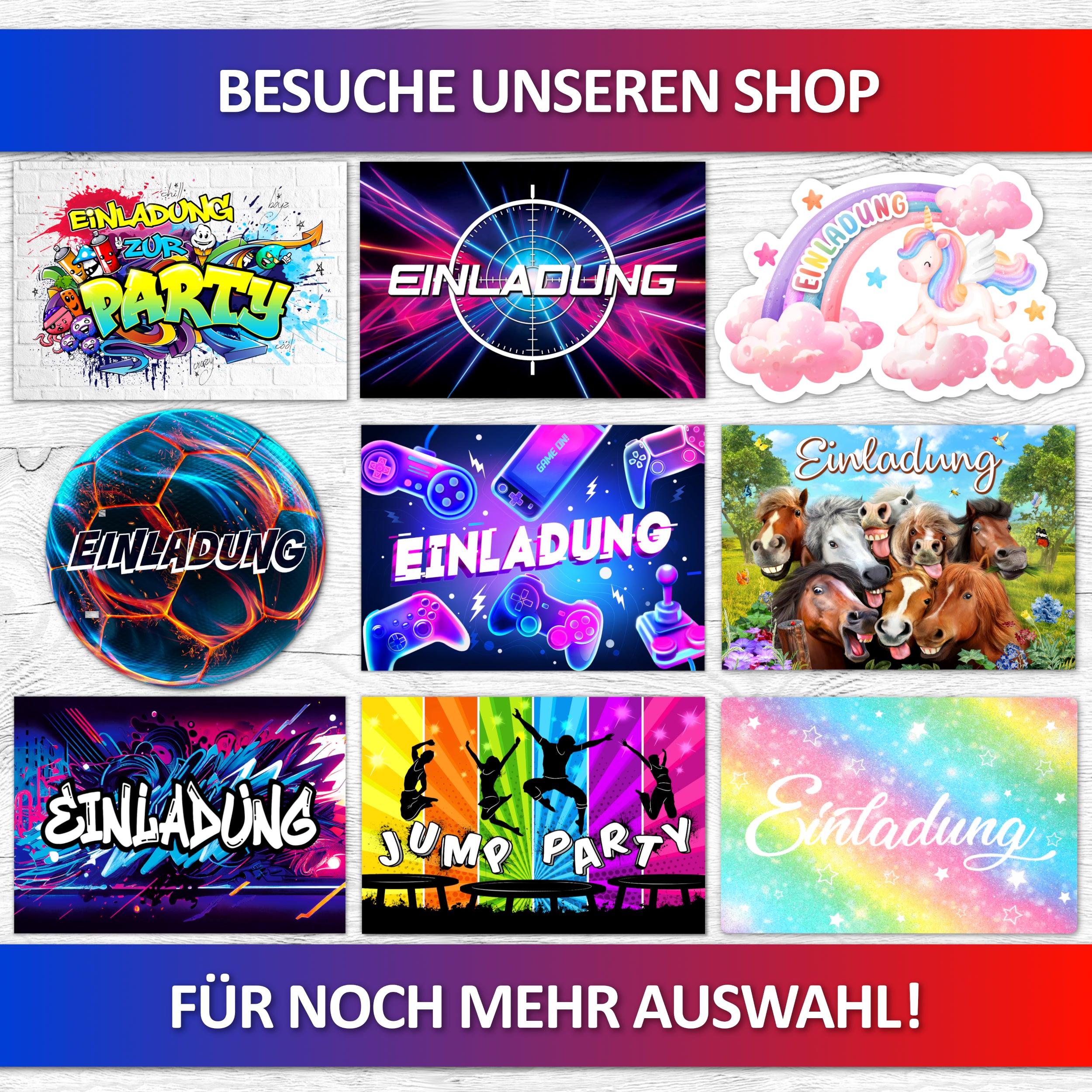 Kino Katze Einladungskarten