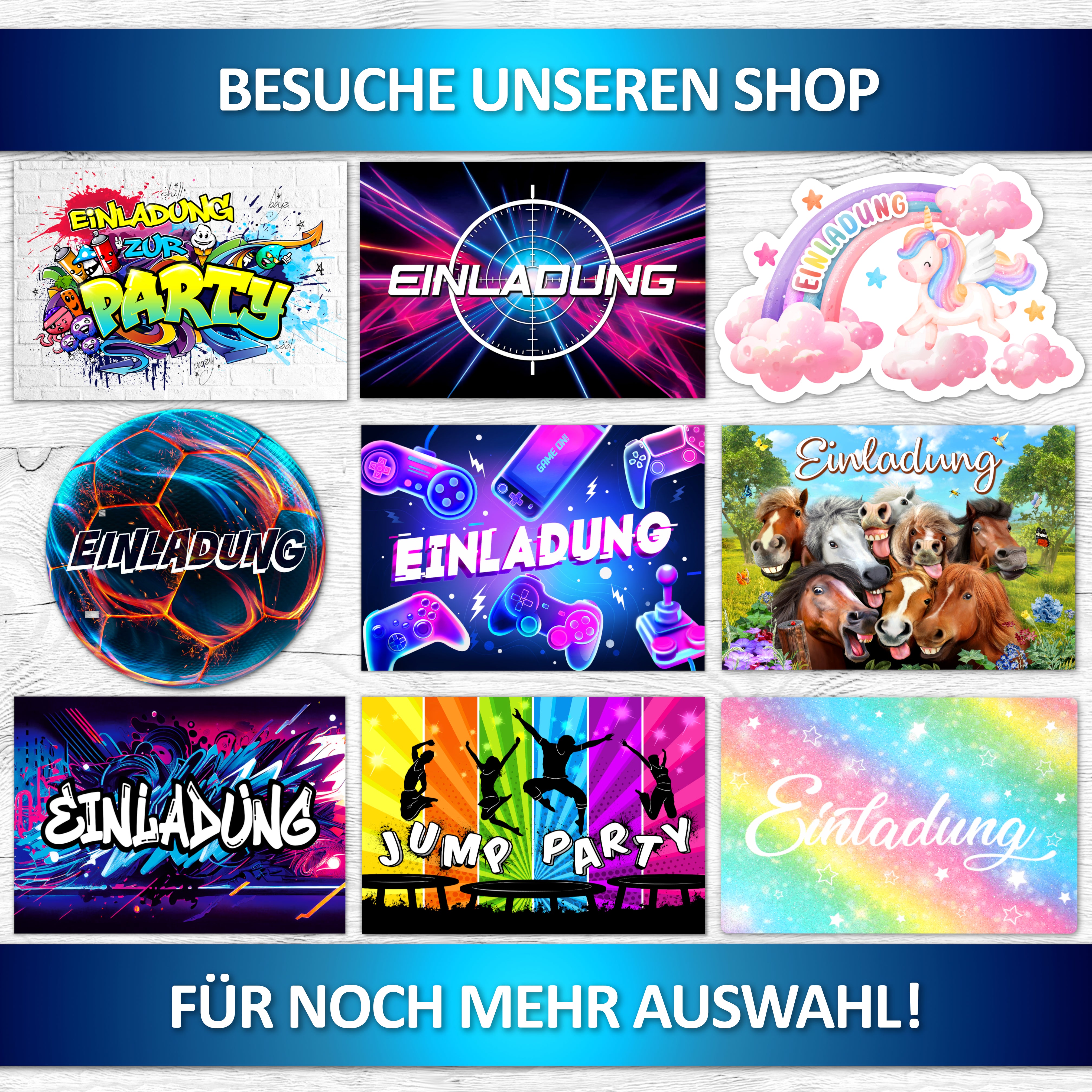 Zauberer Einladungskarten