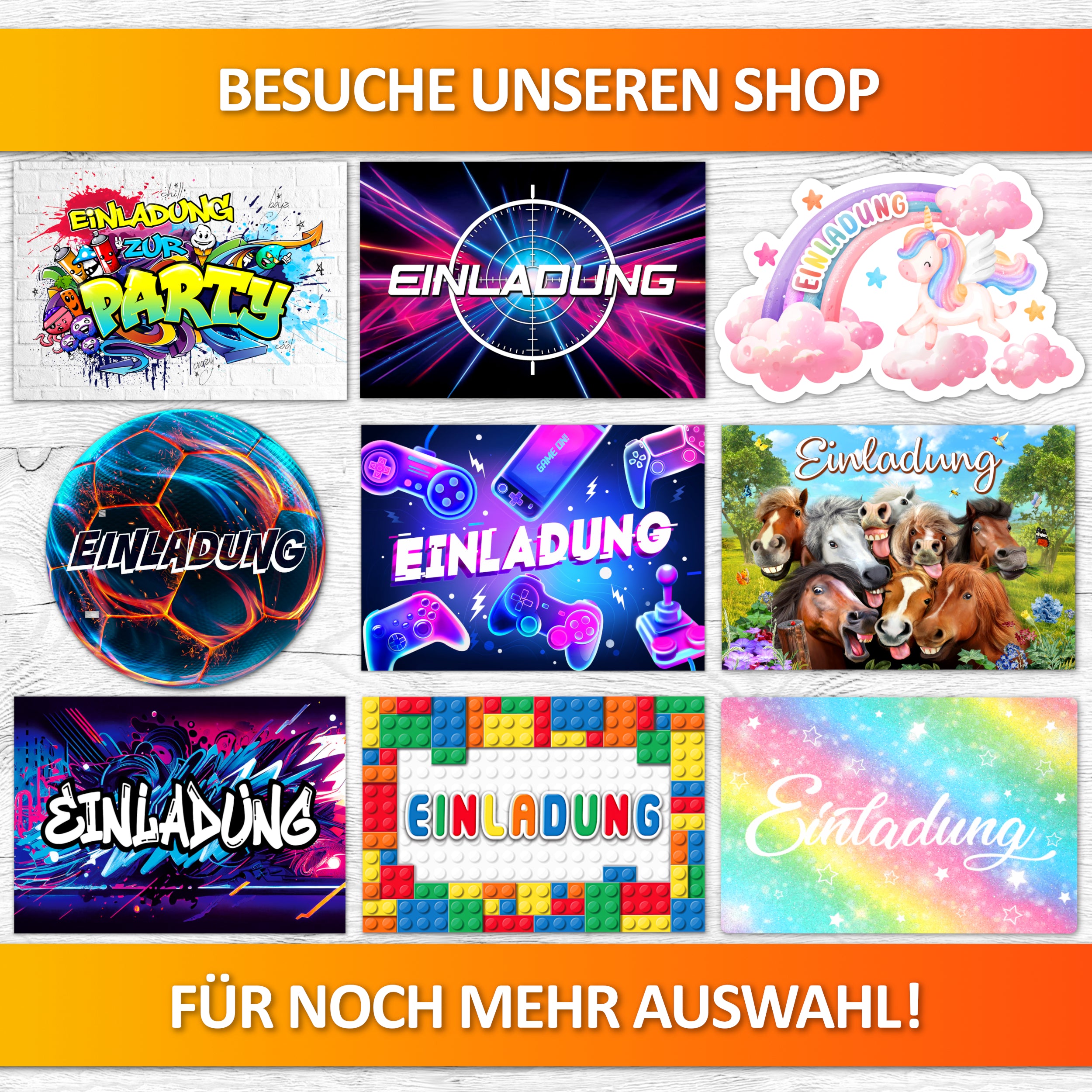Schokoriegel Einladungskarten
