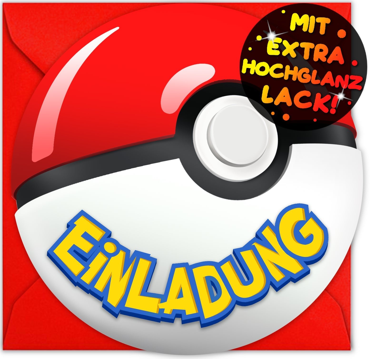 Pokeball Einladungskarten | Vulava®