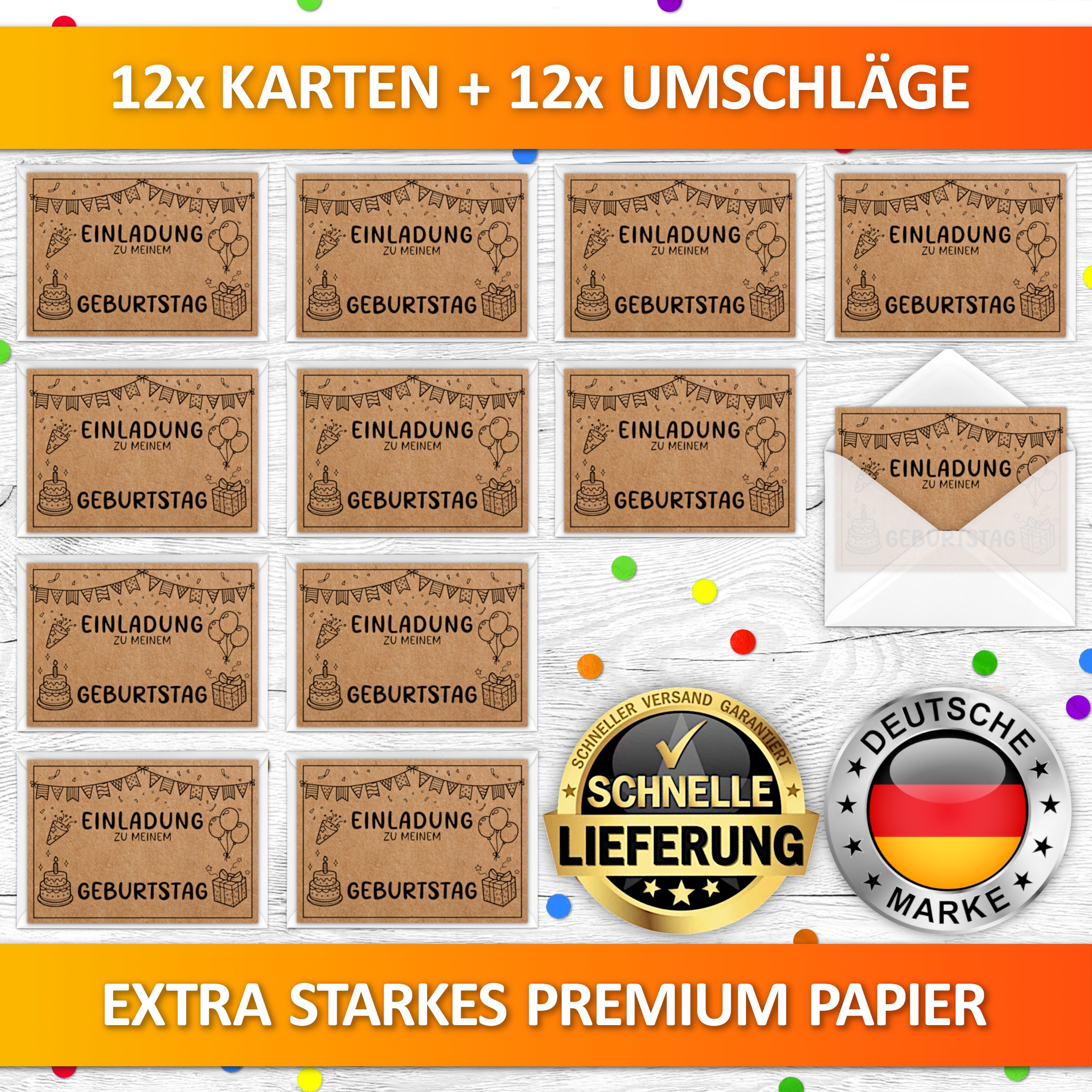 Schokoriegel Einladungskarten
